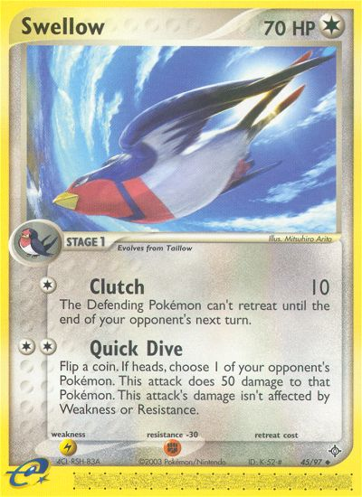 Swellow (45/97) [EX: Dragon] | Clutch Gaming