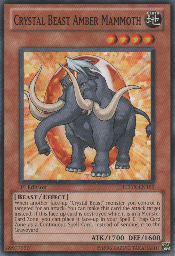 Crystal Beast Amber Mammoth [LCGX-EN159] Common | Clutch Gaming