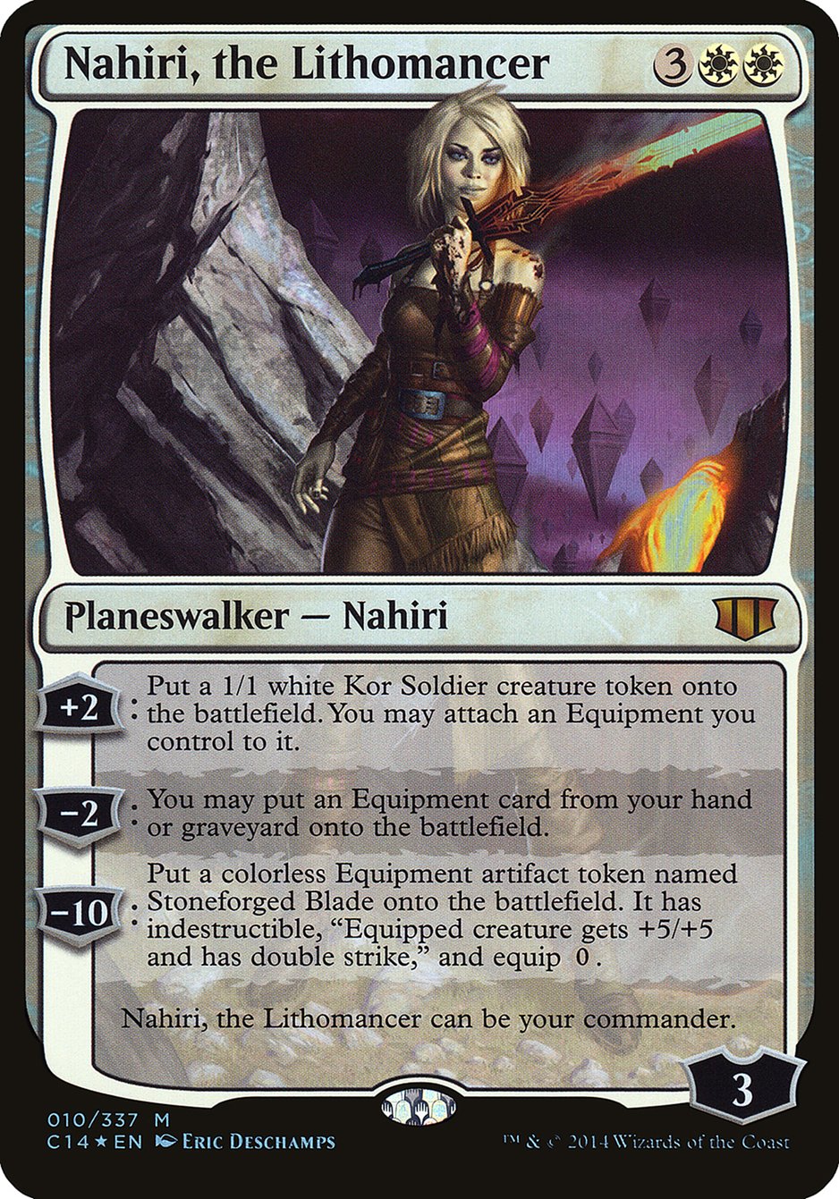 Nahiri, the Lithomancer (Oversized) [Commander 2014 Oversized] | Clutch Gaming