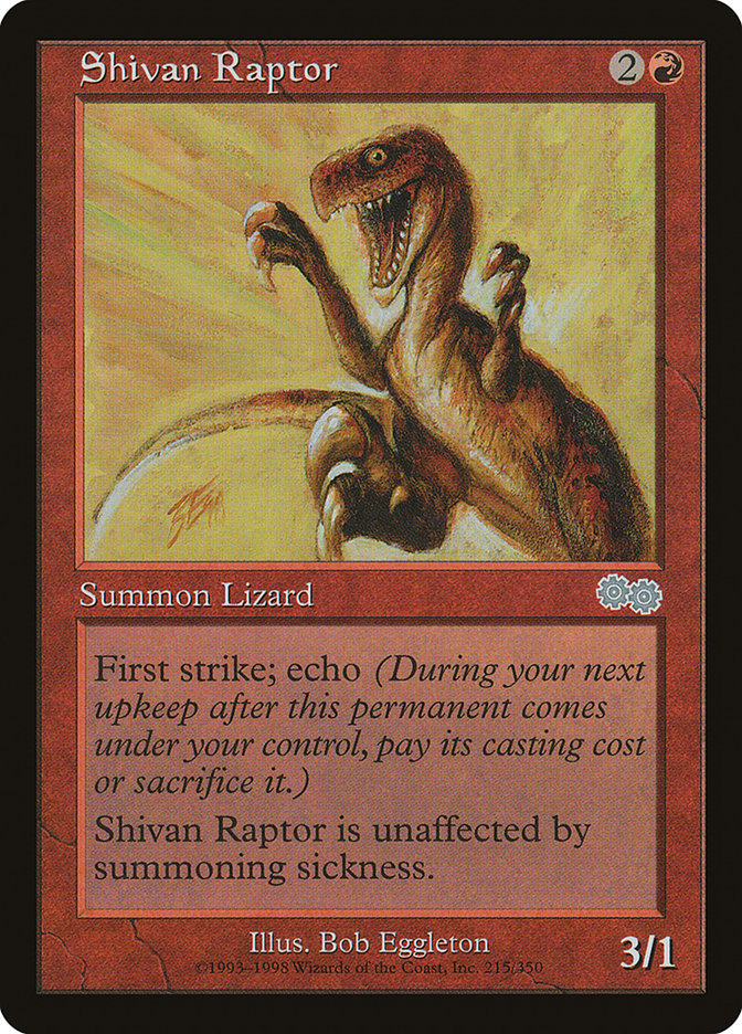 Shivan Raptor [Urza's Saga] | Clutch Gaming