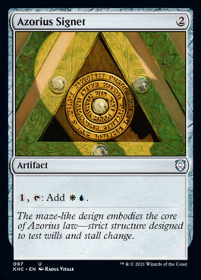 Azorius Signet [Kaldheim Commander] | Clutch Gaming