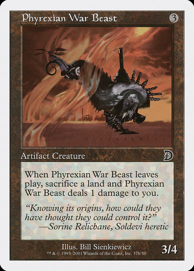 Phyrexian War Beast (Signature on Right) [Deckmasters] | Clutch Gaming