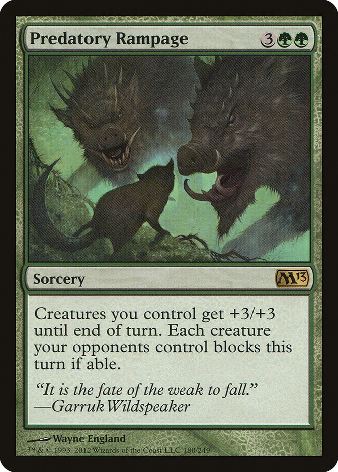 Predatory Rampage [Magic 2013] | Clutch Gaming