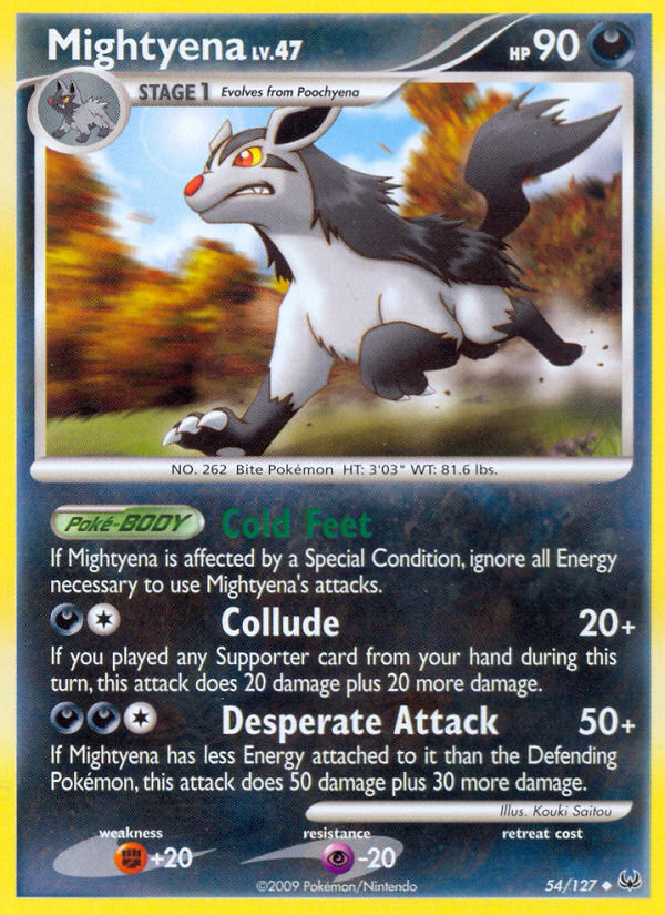 Mightyena (54/127) [Platinum: Base Set] | Clutch Gaming