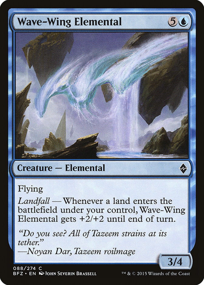 Wave-Wing Elemental [Battle for Zendikar] | Clutch Gaming