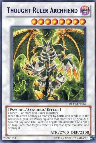 Thought Ruler Archfiend (Purple) [DL11-EN014] Rare | Clutch Gaming