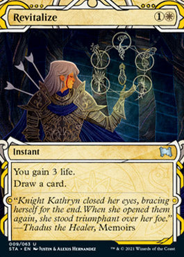 Revitalize (Foil Etched) [Strixhaven: School of Mages Mystical Archive] | Clutch Gaming