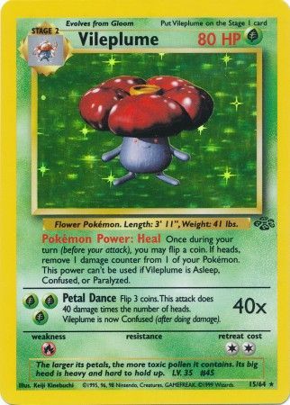 Vileplume (15/64) [Jungle Unlimited] | Clutch Gaming