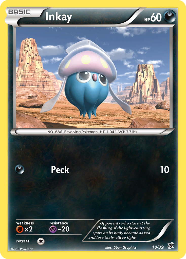 Inkay (18/39) [XY: Kalos Starter Set] | Clutch Gaming