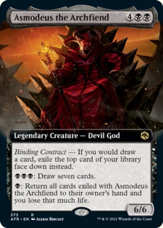 Asmodeus the Archfiend (Extended Art) [Dungeons & Dragons: Adventures in the Forgotten Realms] | Clutch Gaming