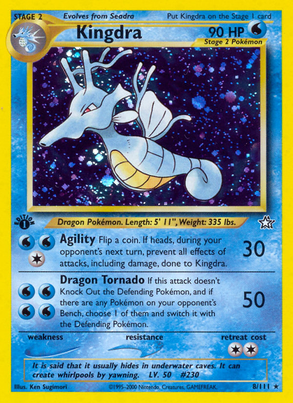 Kingdra (8/111) [Neo Genesis 1st Edition] | Clutch Gaming