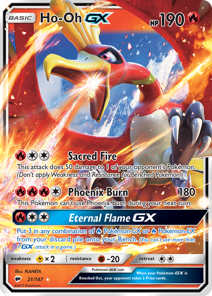 Ho-Oh GX (21/147) [Sun & Moon: Burning Shadows] | Clutch Gaming