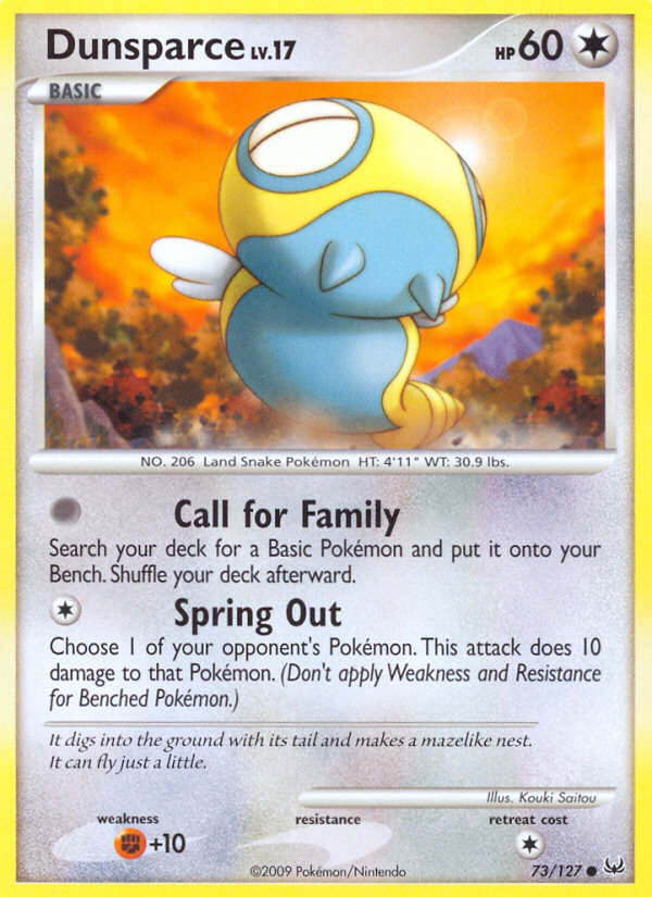 Dunsparce (73/127) [Platinum: Base Set] | Clutch Gaming