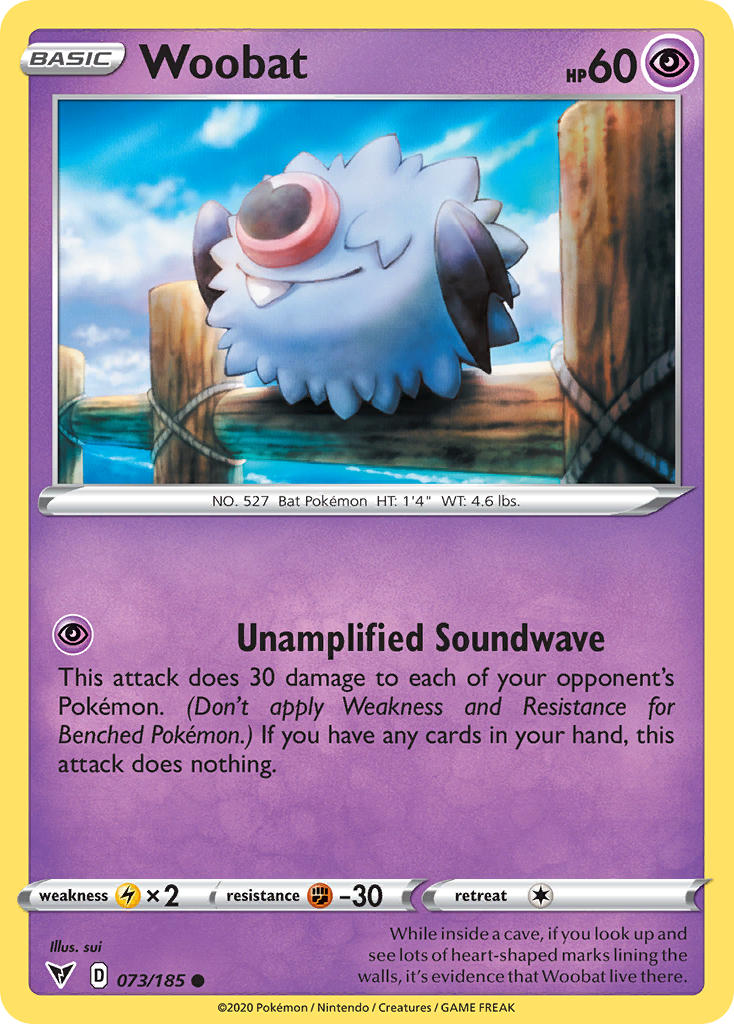 Woobat (073/185) [Sword & Shield: Vivid Voltage] | Clutch Gaming
