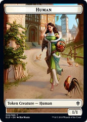 Human // Beast Double-Sided Token [Challenger Decks 2021 Tokens] | Clutch Gaming