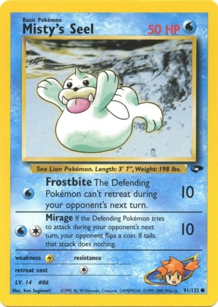 Misty's Seel (91/132) [Gym Challenge Unlimited] | Clutch Gaming