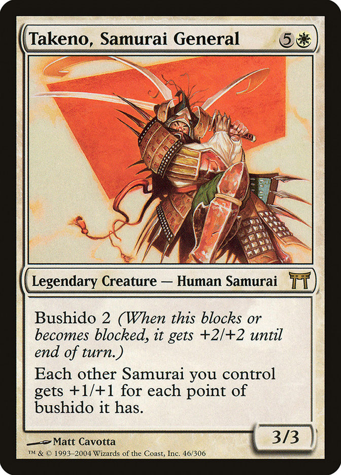 Takeno, Samurai General [Champions of Kamigawa] | Clutch Gaming