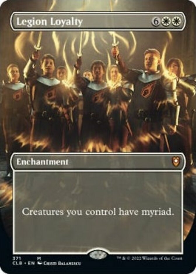 Legion Loyalty (Borderless Alternate Art) [Commander Legends: Battle for Baldur's Gate] | Clutch Gaming