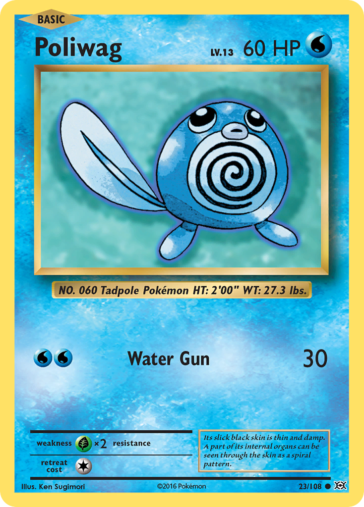 Poliwag (23/108) [XY: Evolutions] | Clutch Gaming