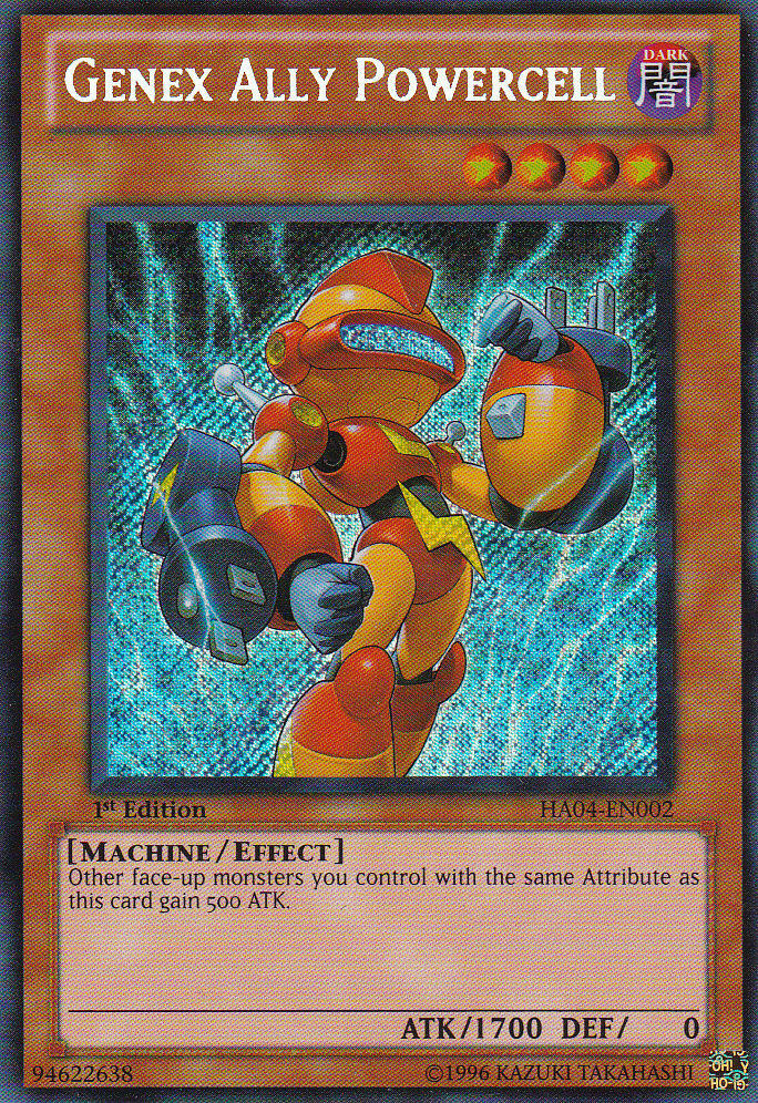 Genex Ally Powercell [HA04-EN002] Secret Rare | Clutch Gaming