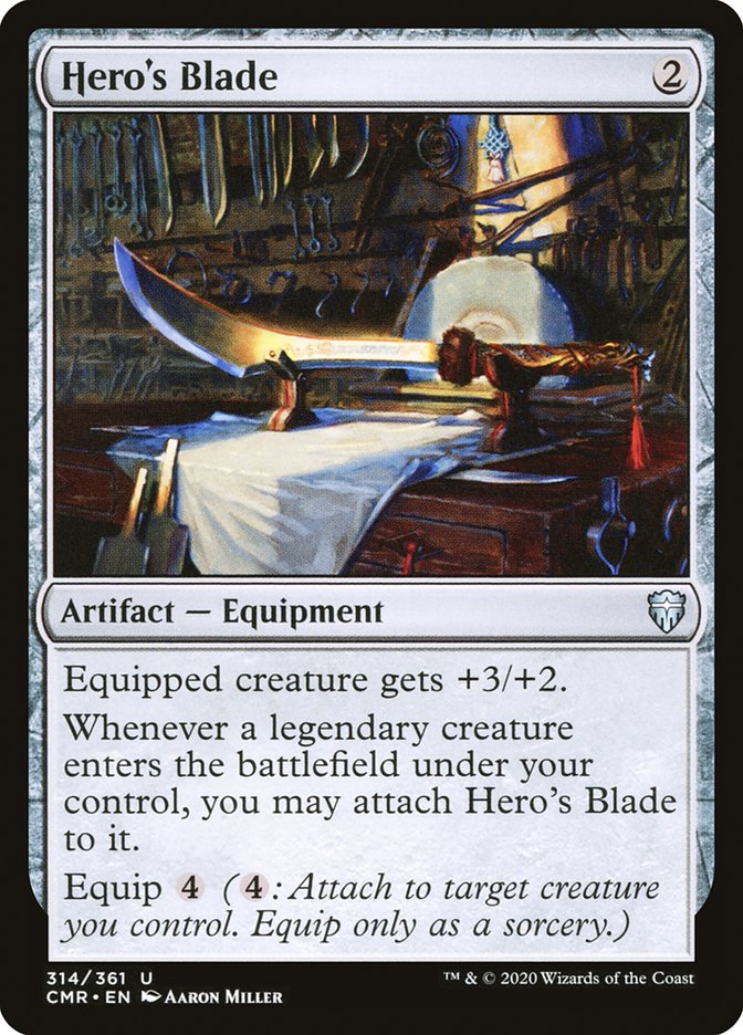 Hero's Blade (314) [Commander Legends] | Clutch Gaming