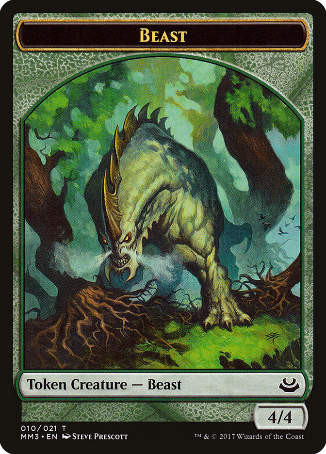 Beast Token (010/021) [Modern Masters 2017 Tokens] | Clutch Gaming