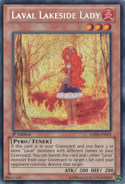 Laval Lakeside Lady [HA06-EN034] Secret Rare | Clutch Gaming