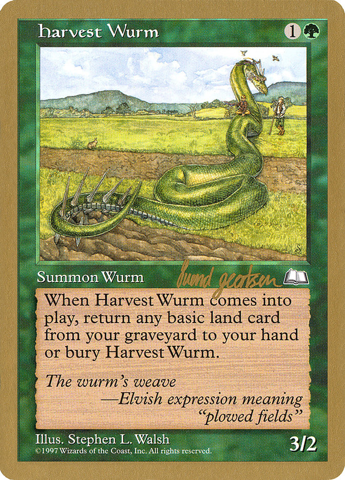 Harvest Wurm (Svend Geertsen) [World Championship Decks 1997] | Clutch Gaming