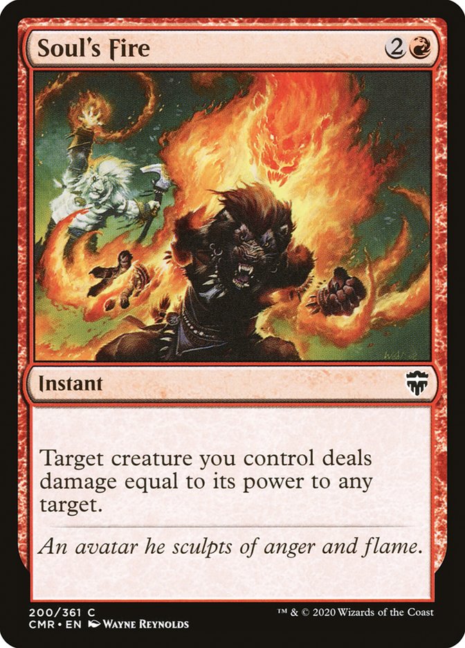 Soul's Fire [Commander Legends] | Clutch Gaming