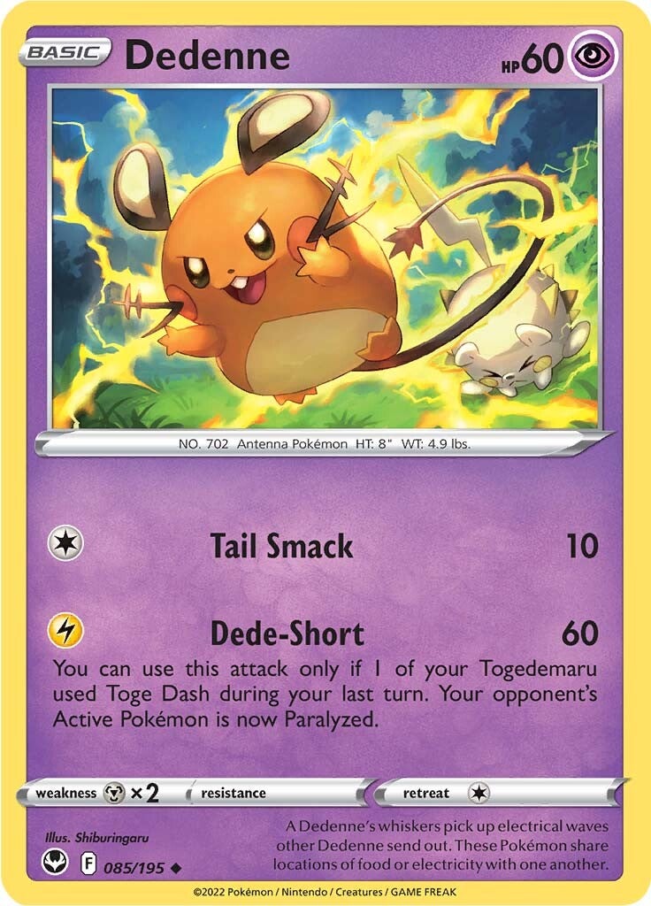 Dedenne (085/195) [Sword & Shield: Silver Tempest] | Clutch Gaming