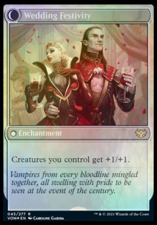 Wedding Announcement // Wedding Festivity [Innistrad: Crimson Vow Prerelease Promos] | Clutch Gaming