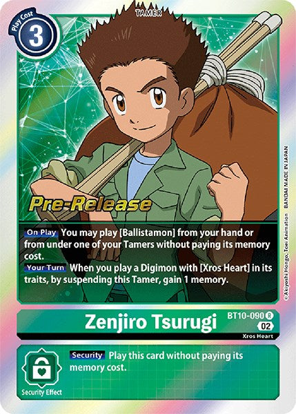 Zenjiro Tsurugi [BT10-090] [Xros Encounter Pre-Release Cards] | Clutch Gaming