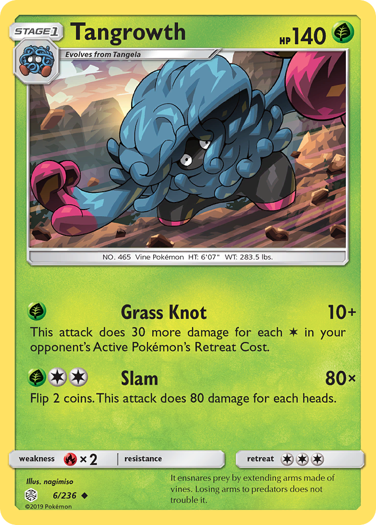 Tangrowth (6/236) [Sun & Moon: Cosmic Eclipse] | Clutch Gaming