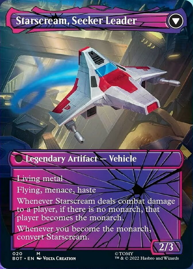 Starscream, Power Hungry // Starscream, Seeker Leader (Shattered Glass) [Transformers] | Clutch Gaming