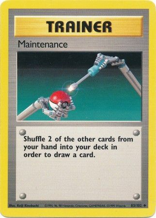 Maintenance (83/102) [Base Set Unlimited] | Clutch Gaming