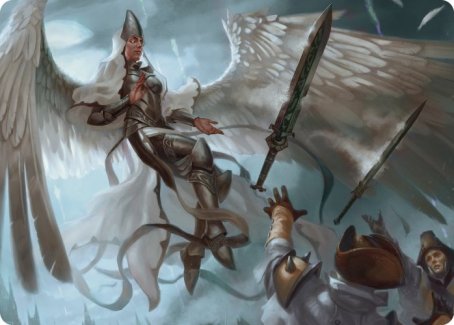 Angelic Quartermaster Art Card [Innistrad: Crimson Vow Art Series] | Clutch Gaming