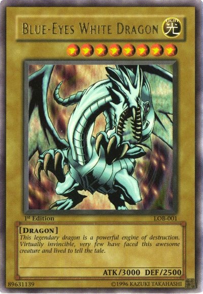 Blue-Eyes White Dragon [LOB-001] Ultra Rare | Clutch Gaming