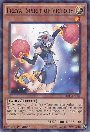 Freya, Spirit of Victory [BP03-EN027] Shatterfoil Rare | Clutch Gaming