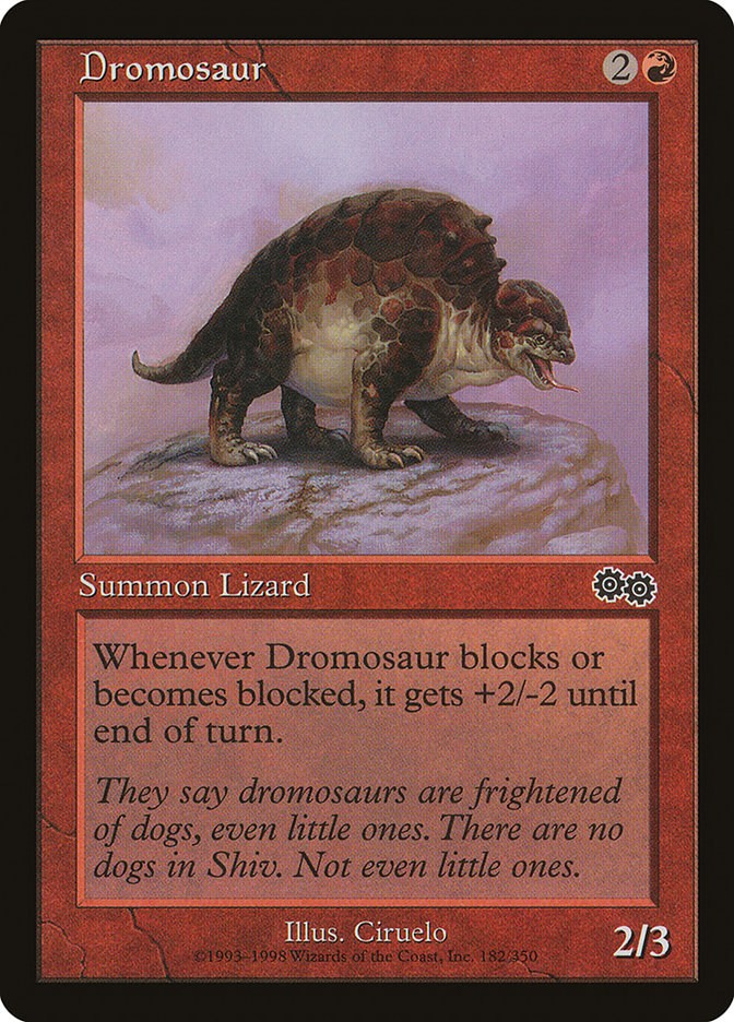 Dromosaur [Urza's Saga] | Clutch Gaming