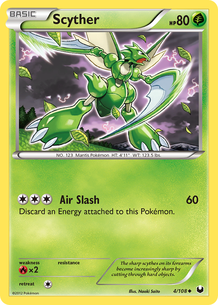 Scyther (4/108) [Black & White: Dark Explorers] | Clutch Gaming