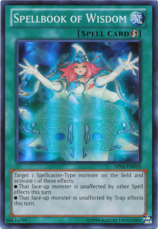 Spellbook of Wisdom [AP04-EN010] Super Rare | Clutch Gaming