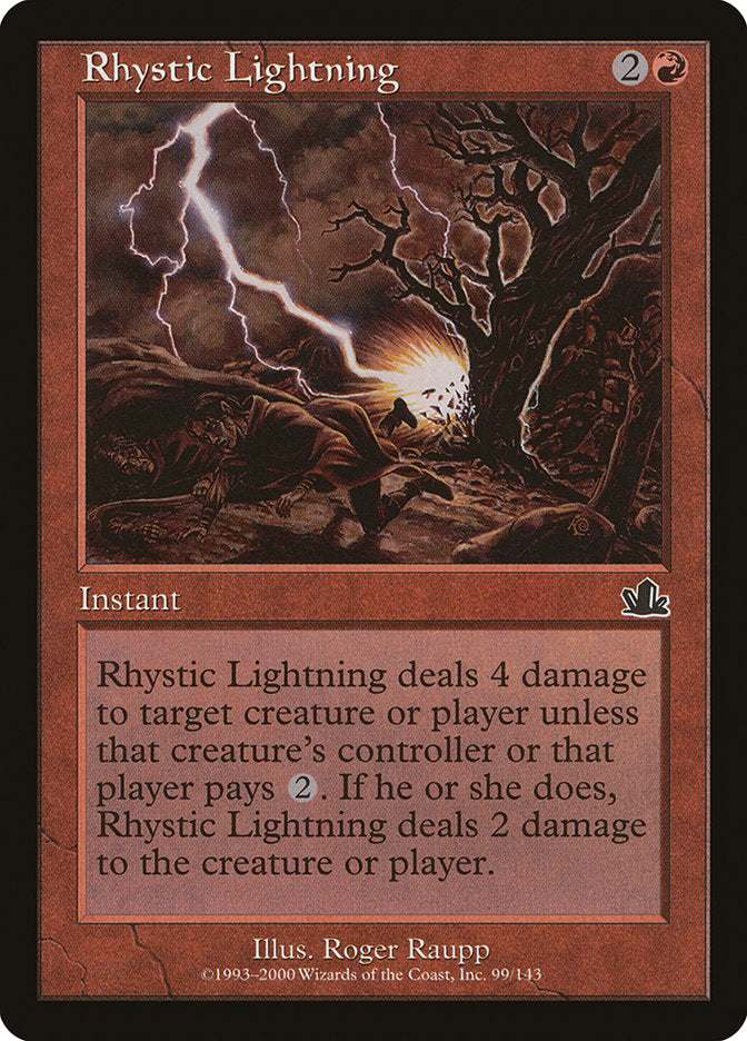 Rhystic Lightning [Prophecy] | Clutch Gaming