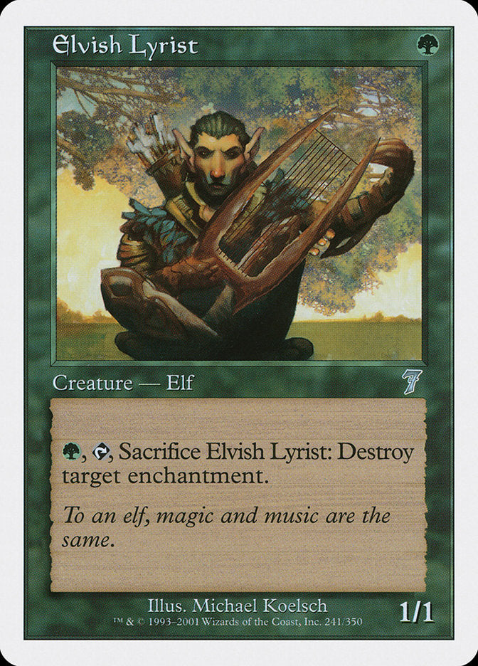 Elvish Lyrist [Seventh Edition] | Clutch Gaming