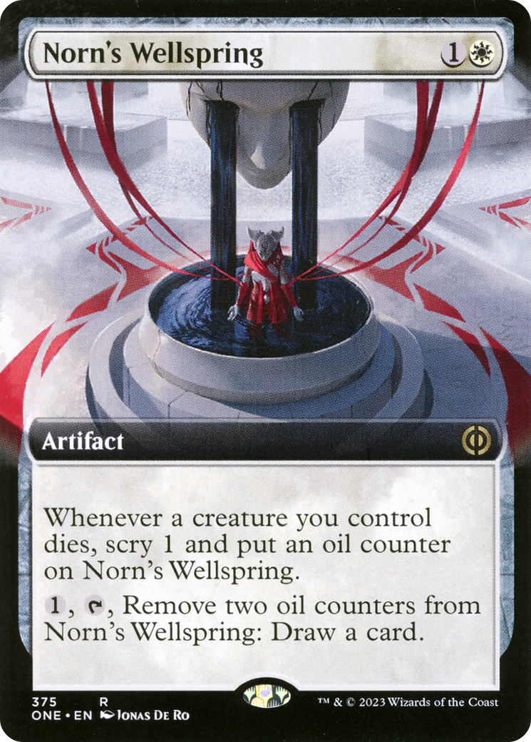 Norn's Wellspring (Extended Art) [Phyrexia: All Will Be One] | Clutch Gaming