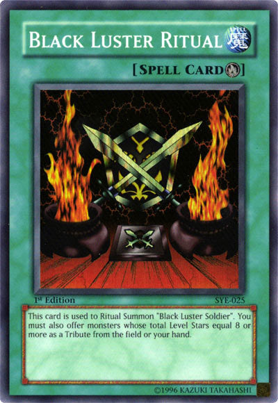 Black Luster Ritual [SYE-025] Super Rare | Clutch Gaming