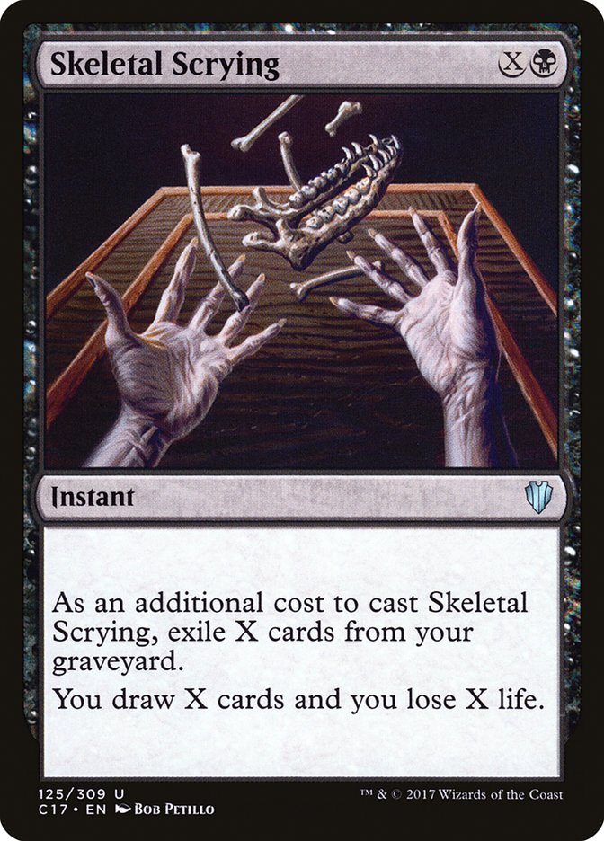 Skeletal Scrying [Commander 2017] | Clutch Gaming