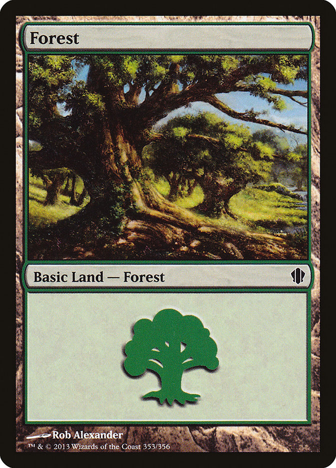 Forest (353) [Commander 2013] | Clutch Gaming