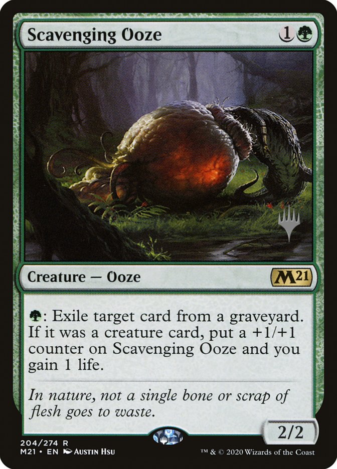 Scavenging Ooze (Promo Pack) [Core Set 2021 Promos] | Clutch Gaming