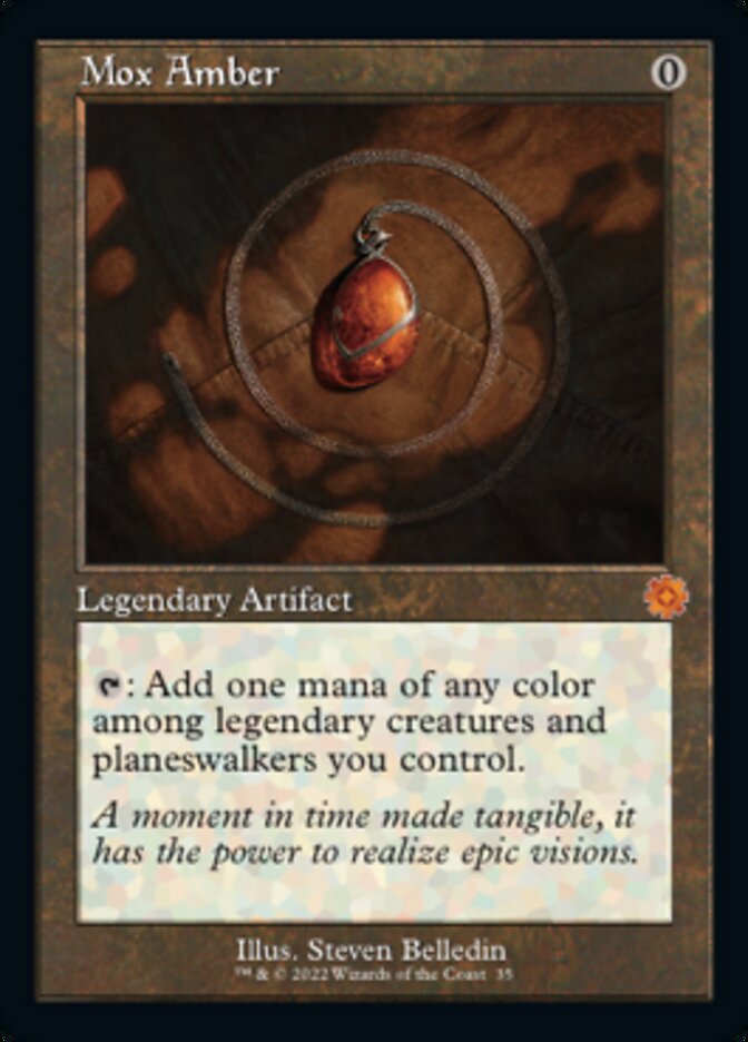 Mox Amber (Retro) [The Brothers' War Retro Artifacts] | Clutch Gaming