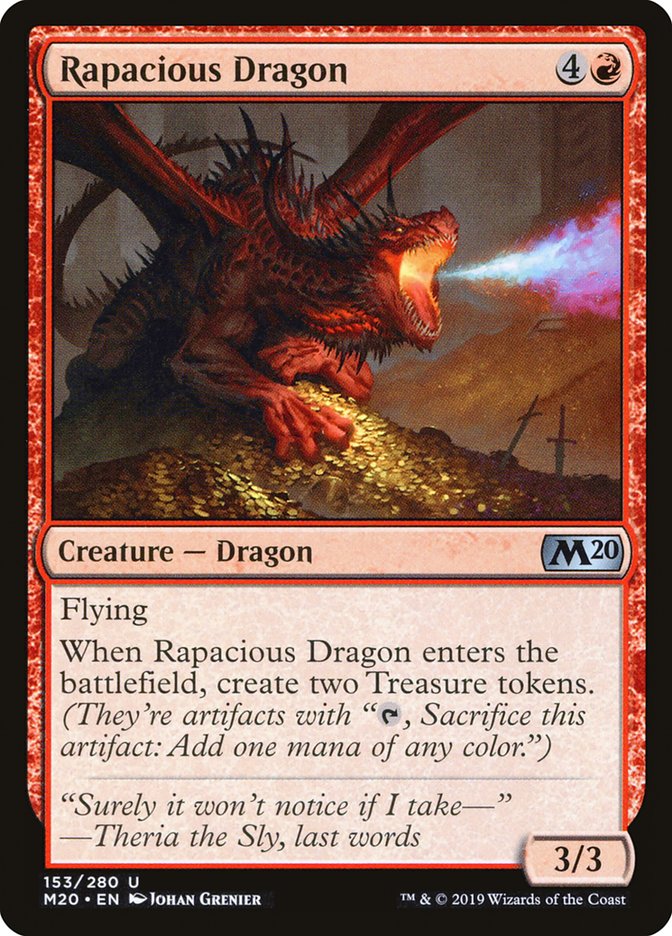 Rapacious Dragon [Core Set 2020] | Clutch Gaming